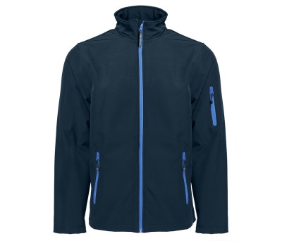 VESTE SOFTSHELL NAVY/FG ROYAL PK768