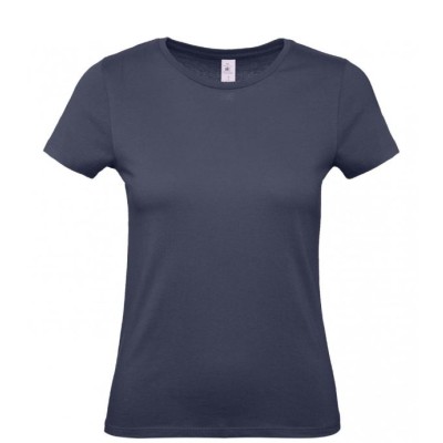 TEE-SHIRT NAVY FEMME MC 145GR 100% COTON - BC02T