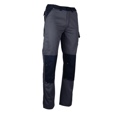 PANTALON MULTIPOCHES SULFATE GRIS/NOIR
