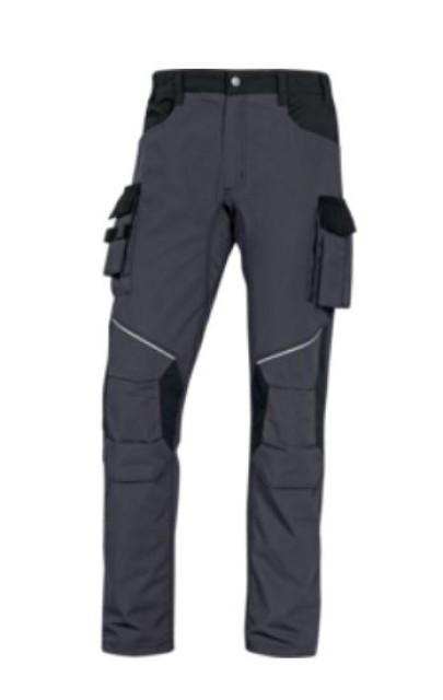 PANTALON MULTIPOCHES MACH CORPORATE GRIS/NOIR 2600G/M2 MCPA2