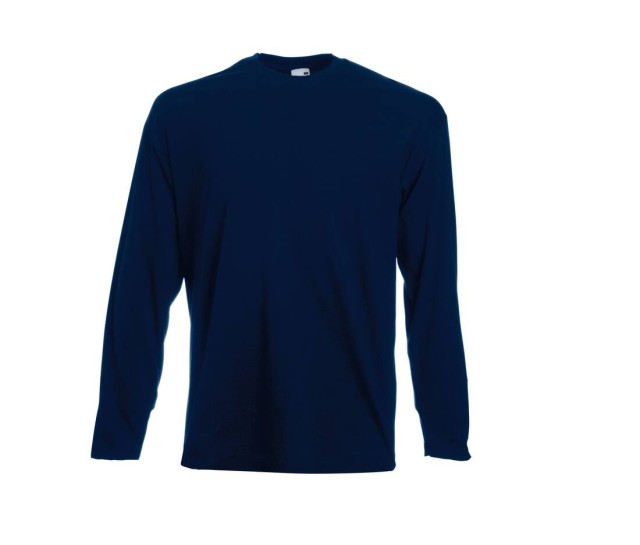 TEE-SHIRT BLEU ROYAL ML 165GR 100% COTON