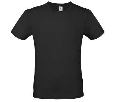 TEE-SHIRT NOIR MC 145GR 100% COTON