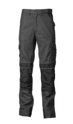 PANTALON SMART C/P 300G/M2 POCHES GENOUX RENFORTS CORDURA GRIS