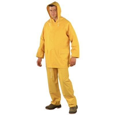 VETEMENT DE PLUIE PVC JAUNE
