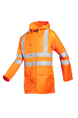 VESTE PLUIE HV ORANGE MONORAY