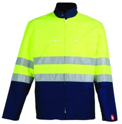 BLOUSON CC2 HV MARINE/JAUNE FLUO 27501.02