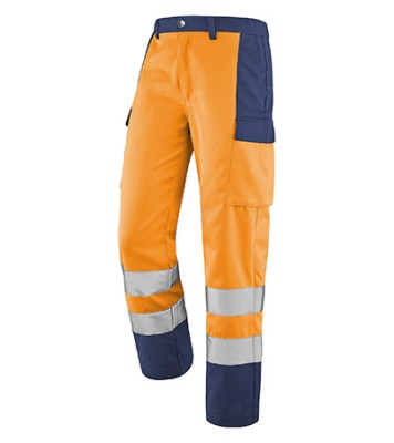 PANTALON HV FLUOBASE XP ORANGE MARINE