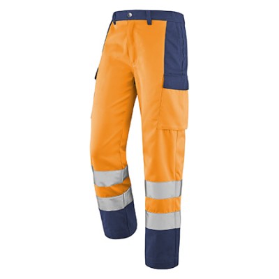 PANTALON HV FLUOBASE XP ORANGE MARINE