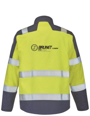 BLOUSON HV BLANCAS ATEX 260 JAUNE MARINE 9D72 FLOQUE CLIM2M