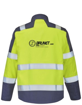 BLOUSON HV BLANCAS ATEX 260 JAUNE MARINE 9D72 FLOQUE UGIS