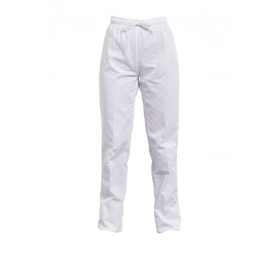 PANTALON CUISINE P/C 240G BLANC