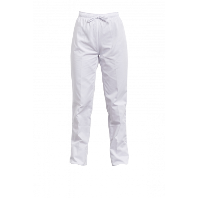 PANTALON CUISINE P/C 240G BLANC