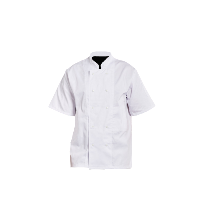 VESTE CUISINE MC P/C 240G BLANC